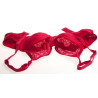 CrossGearX Soutien-Gorge Spécial Prothèse Mammaire BRACE Rouge